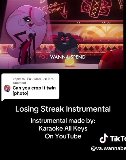 Karaoke Version of Losing Streak from Hazbin Hotel
