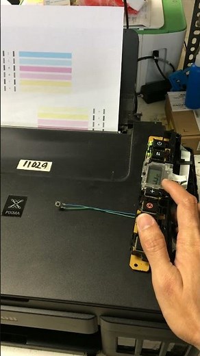 How to perform Deep cleaning on CANON G2010 #canonprinter