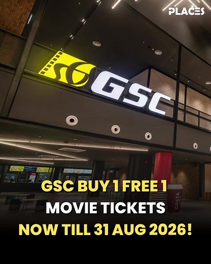 GSC Buy 1 FREE 1 Movie Tickets (SPayLater) — Valid Till 31 Aug 2026