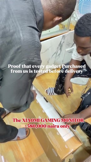 Proof that you can always trust Solomania Gadgets 📌 Brand New Xiaomi Curved Gaming Monitor Price 🏷️ : 580,000 naira only. Walk Into our store today for pick up & personal inspection. Office Address: Suite 7, Victory Plaza, No 2B, Oshitelu Str, Close to GTBANK, Computer Village, ikeja. FOR CALLS & WHATSAPP; 09061694556 #gadgetslife #lagosgadgetstore #monitors #xaomi