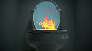 The Flaming Toilet of Death