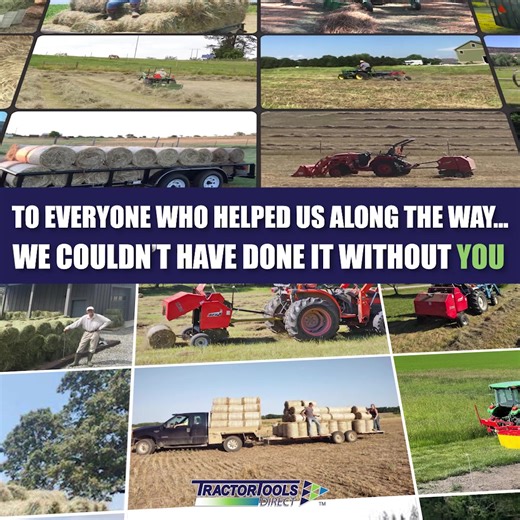 202 reactions · 3 comments | From our very first customer to the thousands we serve today, we wouldn’t be where we are without you. Thank you for trusting Tractor Tools Direct with your farms, gardens and projects. This video is a tribute to our customers, team members, friends and family who made the last dozen years possible. Here’s to many more years of quality equipment and great service! | Tractor Tools Direct | Facebook