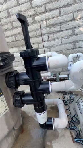 Pool repairs, slide valve replacement