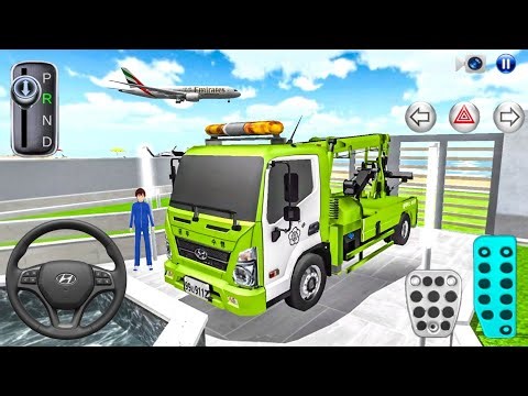 New Green Tow Truck in Ocean Villa - 3D Driving Class Gameplay Android ios - 2026 Driving Car Games