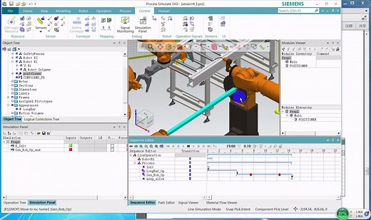 PDPS——虚拟调试VC第九课——机器人信号通信夹具信号互通PLC给PS信号讲解（2）