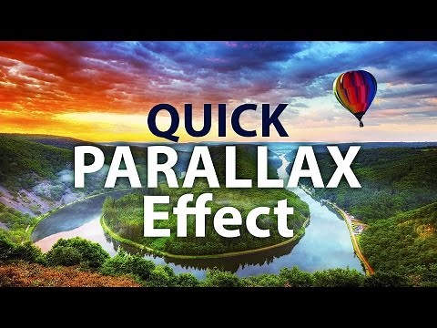 AEplus 014 - How To Make Parallax Photo Effect In After Effects. Quick 2D to 3D Conversion (2.5D)