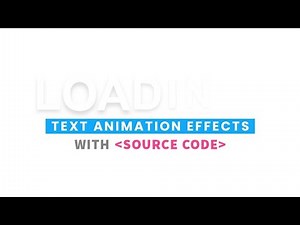 Loading Text Animation Effects | CSS Text Shadow