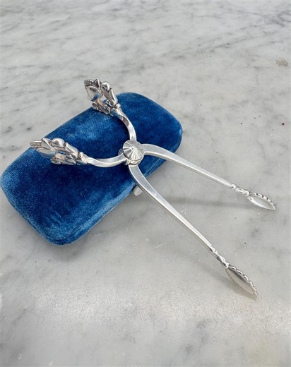 Vintage Georg Jensen Acorn Sterling Silver Sugar Tongs Danish Flatware - Etsy Canada