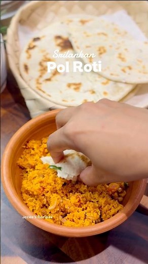 The Softest Sri Lankan Pol Roti Recipe | Traditional Coconut Roti