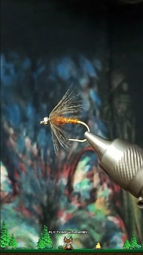 Bead Head Carrot Nymph #flytying #flyfishing #fishingsupplies