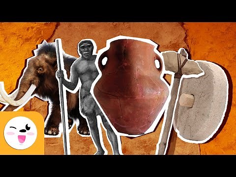 Pré-história para crianças - Recopilação - Paleolítico, Neolítico e Idade dos Metais