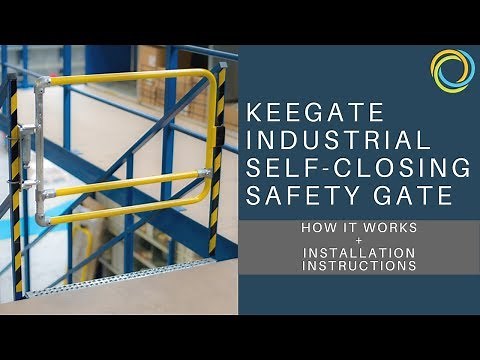 Industrial Self Closing Safety Gate - How It Works and Installation