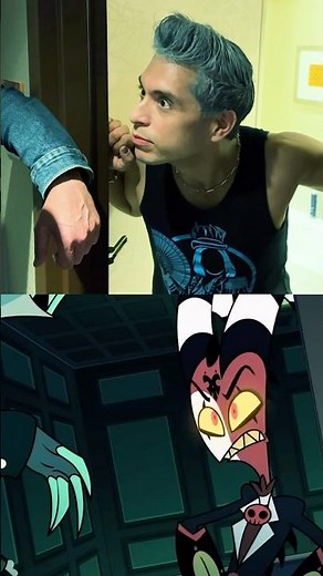 Chaz vs Blitzø IRL: Helluva Boss Voice Actors Reenact Classic Scene!