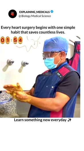 Why do surgeons scrub hands so long before touching every patient today?#HeartSurgery #CardiacSurger