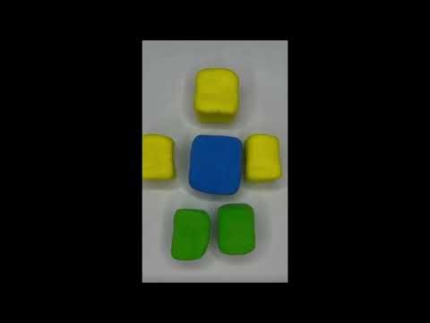 Roblox Style Clay Character Sculpting | Relaxing Clay Art No Talking