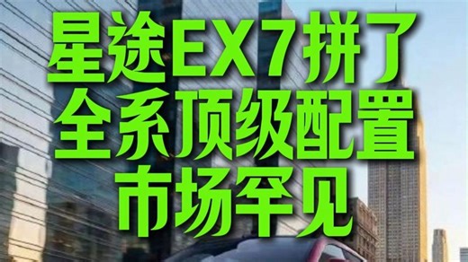 星途EX7亲娘级导购教程，诚意天花板全系高配置，19.49起