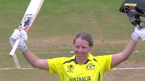 339K views · 3.7K reactions | A blazing 129 off 107 balls by Alyssa Healy, her fourth ODI hundred. Highlights  #CWC22 | ICC - International Cricket Council | Facebook