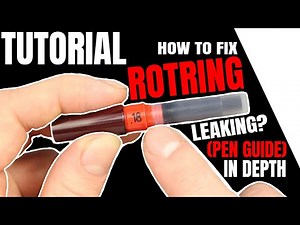 How To Fix Rotring Isograph Leaking (Pen Guide) In Depth Tutorial