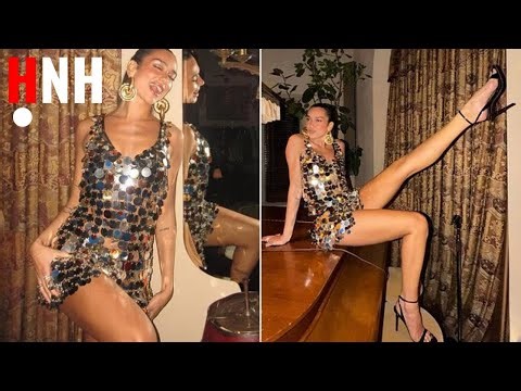 Dua Lipa’s Daring Chain Sequin Mini Dress