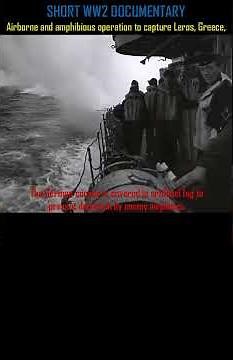 German Armies' Airborne and amphibious operation to capture Leros, Greece, - 1943.