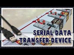 Fast Serial Data Transfer: 1 Bit/Tick, Silent, Expandable, Reliable! +Download | Minecraft PC/Xbox