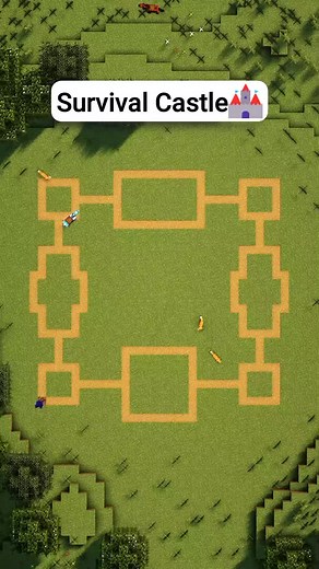 Easy Survival Castle Build in Minecraft