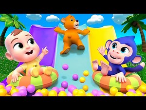 The Bear's Playground Adventure | Lalafun Nursery Rhymes & Kids Songs