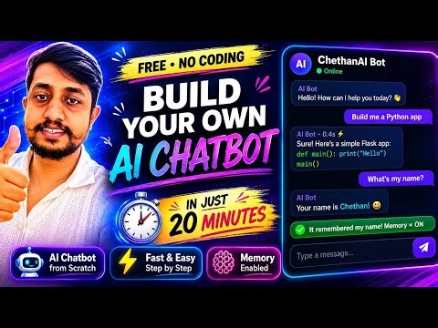 Build Your Own AI Chatbot in 20 Minutes — Free, No Coding|Groq API
