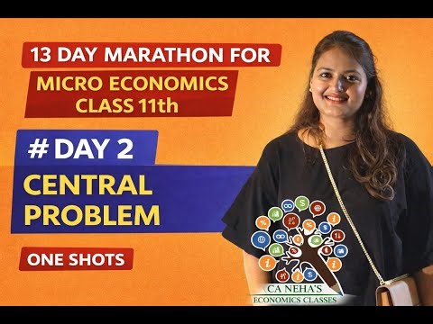 Central Problem I Chapter 2 (Part 2) I Microeconomics I one shot I CA Neha Jindal