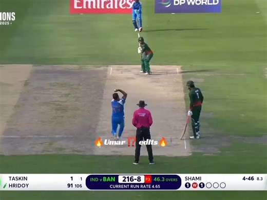 India vs Bangladesh 2025 Champion Trophy Match Highlights