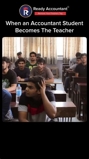 When the Accountant Student Becomes the Teacher 😂 | Commerce Classroom Reality
