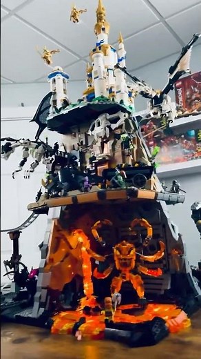 Huge LEGO Ninjago Mountain!