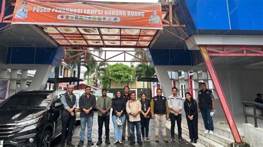 Pantarlih Tagulandang Kepulauan Sitaro Coklit Pengungsi Gunung Ruang di Bitung Sulawesi Utara - Tribunmanado.co.id