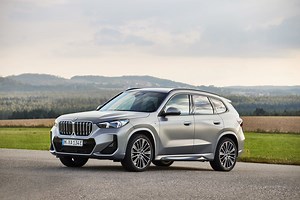 A close look at the 2023 BMW iX1 in Frozen Pure Grey