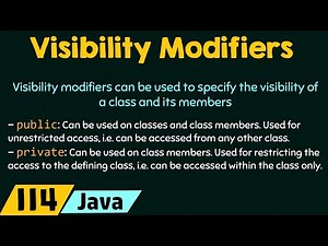 Mind Luster - Learn Visibility Modifiers in Java