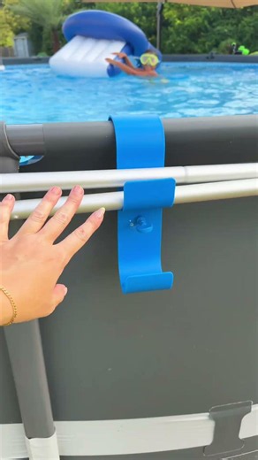 Pool Hacks: Organize Your Skimmers with Above Ground Pool Hooks #TikTokShopSummerSale #WeeklyDeals