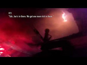 San Diego Firefighter Helmet Cam Rescue J street structure fire