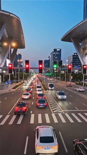 “Watch How Traffic Signals Control Movement 🚦 | Smooth Traffic Flow”