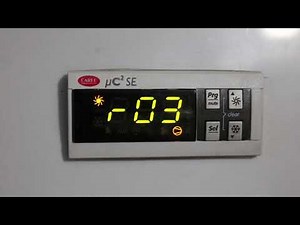 Cambiar set de temperatura en microchiller uc2SE de Carel