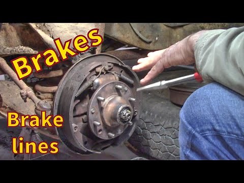Install Drum Brakes/brake lines/wheel cylinder Chevy c10