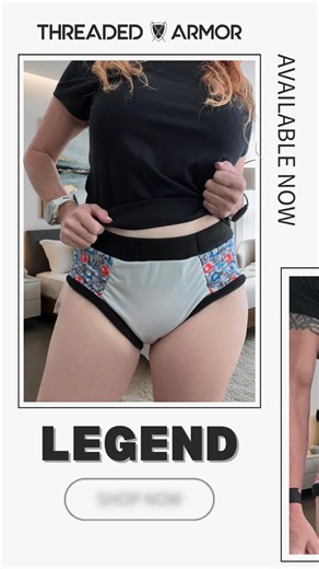 🗡️ THE LEGEND HAS ARRIVED 💎 Protective Brief & Lounge Brief now available in this epic limited release. Only while supplies last ⚔️ https://threadedarmor.com/products/limited-release-legend #caregiver #familycaregivers #seniorcaregiver #incontinenceproducts #incontinencebriefs #incontinencesupplies #incontinence #adultincontinence #incontinenceissues | Threaded Armor
