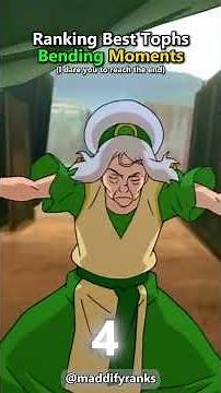 Ranking Toph’s Best Bending Moments #avatarfans #shorts