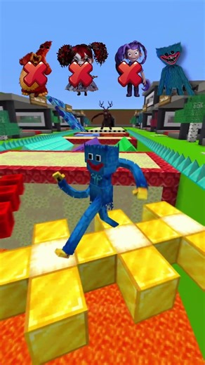 Poppy Playtime Chapter 5 Noob Pro Challenge 🤯 (Part 2) #minecraft #poppyplaytime