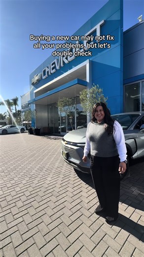 You might have 99 problems but getting a new car isn’t one 😉 #99problems #newcar #cartok #chevrolet #culvercity