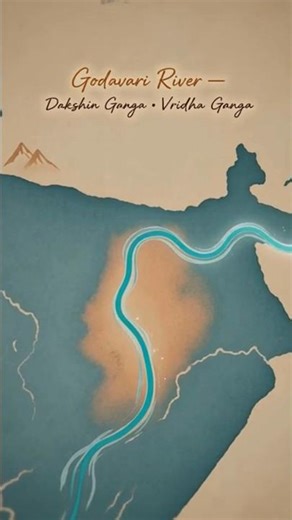 Godavari River Explained: Origin, Names & Full Story | Dakshin Ganga #shorts #gkfacts #ssc #upsc