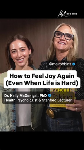 On this episode of The Mel Robbins Podcast, Dr. Kelly McGonigal explains what joy really is, why it matters so much, and how to access it when life feels hard, heavy, or overwhelming. Dr. Kelly McGonigal is a health psychologist, Stanford University lecturer, and bestselling author. Listen now! 🎧