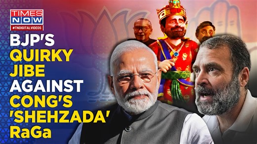 BJP Mocks Rahul Gandhi With Cartoon, Attacks Congress' 'Shehzada' After 'Modi Surname' Row