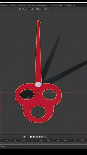 Blender 3D Hard Surface Modeling with a Pocket Watch #shorts
