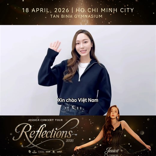GOLDEN STARS VIỆT NAM ƠI, MỌI NGƯỜI CÓ HẸN DỰ TIỆC SINH NHẬT CỦA CÔ BA VÀNG NGỌC JESSICA ⭐ 🎤 Sau nhiều năm mong ngóng, Jessica chính thức trở lại Hồ Chí Minh với concert riêng 𝐉𝐄𝐒𝐒𝐈𝐂𝐀'𝐒 𝐑𝐄𝐅𝐋𝐄𝐂𝐓𝐈𝐎𝐍𝐒 𝐂𝐎𝐍𝐂𝐄𝐑𝐓 𝐓𝐎𝐔𝐑 𝐈𝐍 𝐇𝐎 𝐂𝐇𝐈 𝐌𝐈𝐍𝐇 𝐂𝐈𝐓𝐘 𝟐𝟎𝟐𝟔, đặc biệt tổ chức đúng vào ngày sinh nhật tuổi 36 của Jessica: ngày 18/04/2026. Chỉ còn 1 tiếng nữa thôi, concert sẽ chính thức được mở bán! Ai muốn hát mừng sinh nhật công chúa, nhớ săn vé ngay trước khi SOLD OUT 