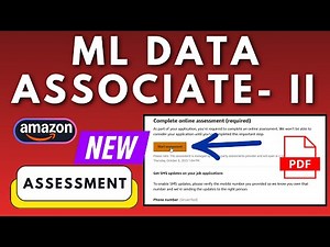 Amazon ML Data Associate 2 Online Test Questions And Answers | ML Data Associate New Test Pattern